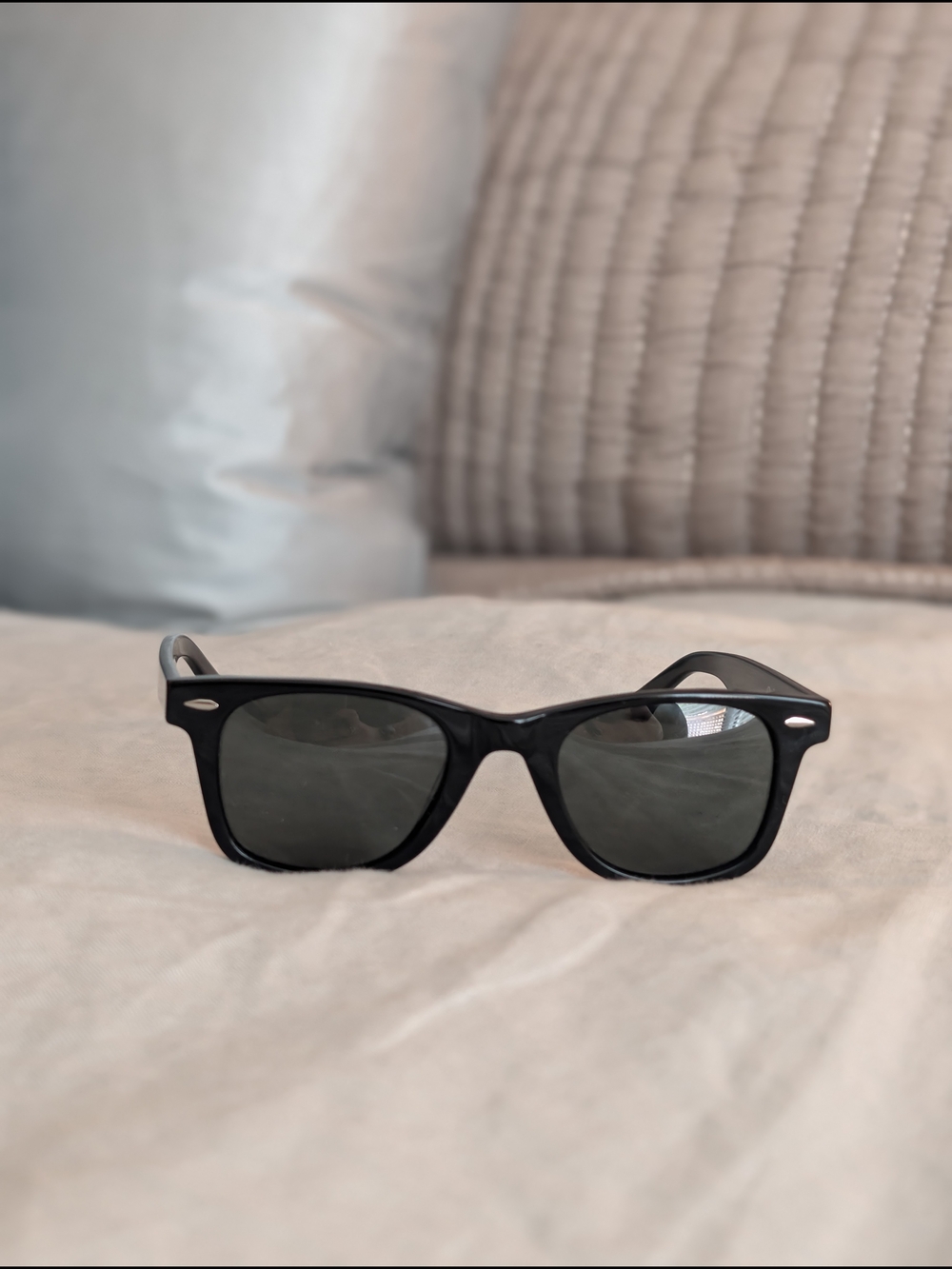 Quince Sunglasses Black Square Frame Polarized